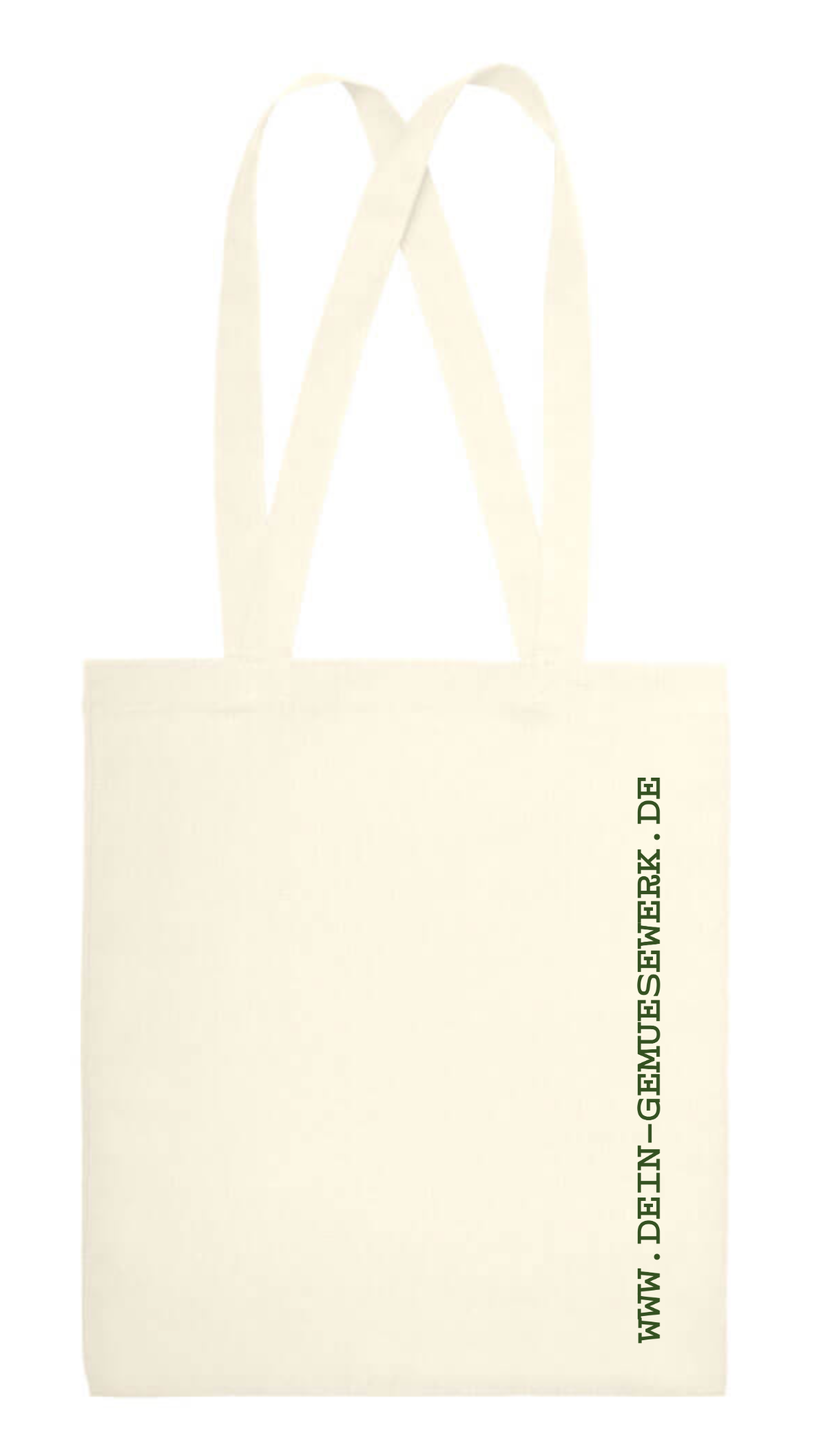 Baumwolltasche mit langen Henkeln