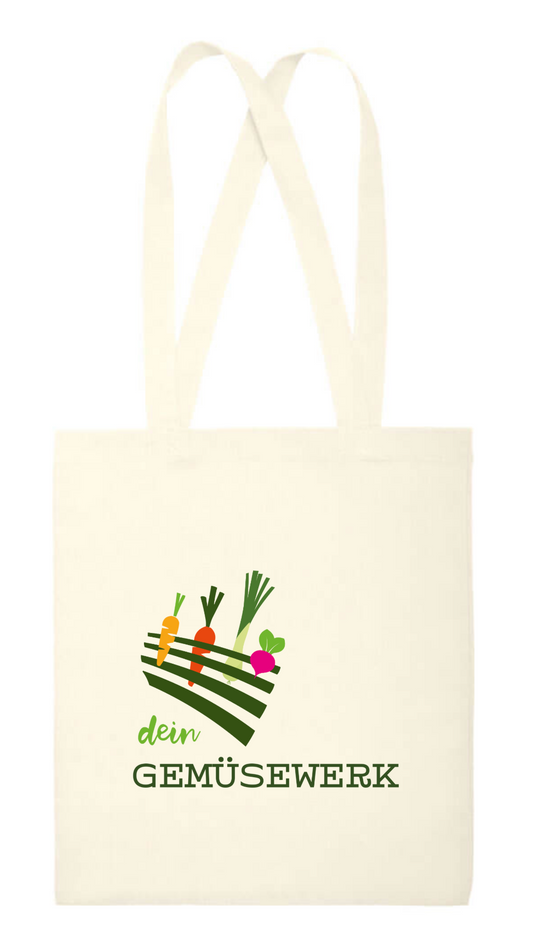 Baumwolltasche mit langen Henkeln