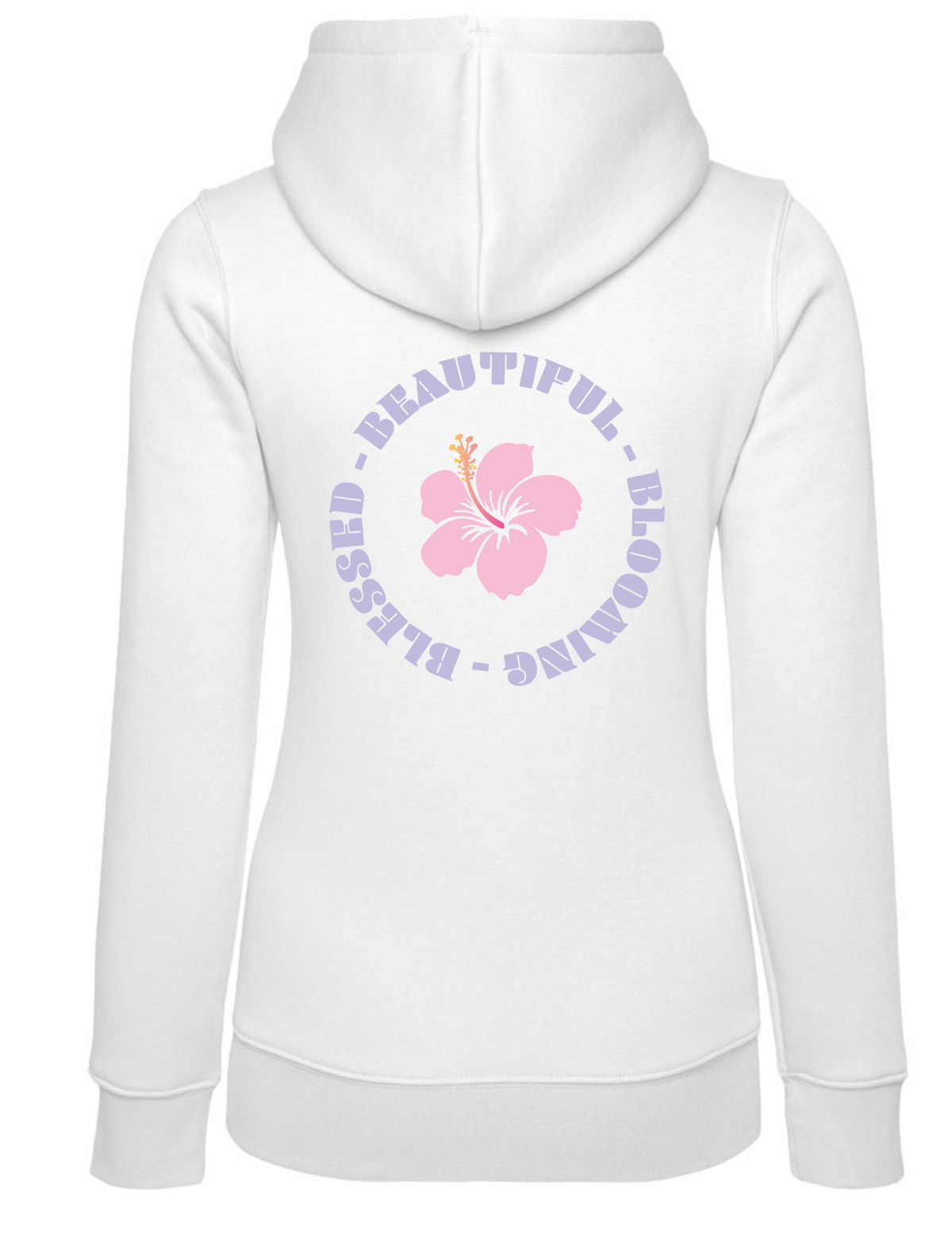 Hoodie Blessed – Beautiful – Blooming Damen