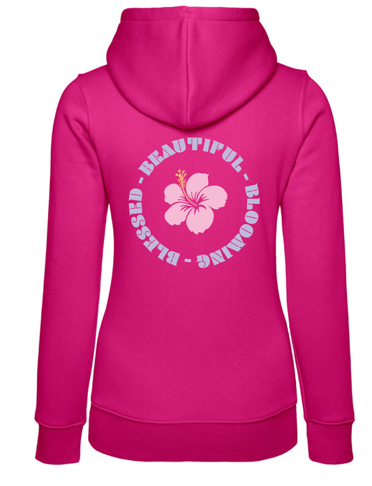 Hoodie Blessed – Beautiful – Blooming Damen