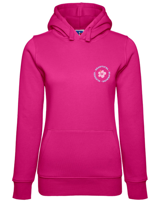 Hoodie Blessed – Beautiful – Blooming Damen
