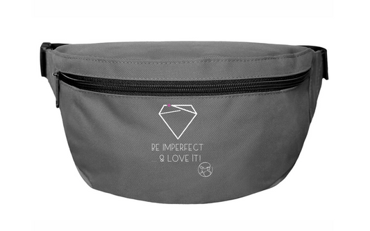 Gürteltasche Be Imperfect Grau – Edition Stephanie Lang von Langen, Leckerli-Tasche fürs Hundetraining